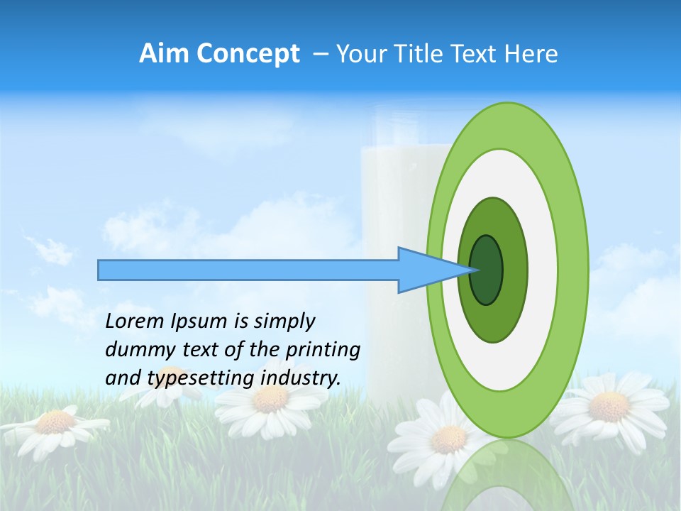 Greeting Liquid Product PowerPoint Template