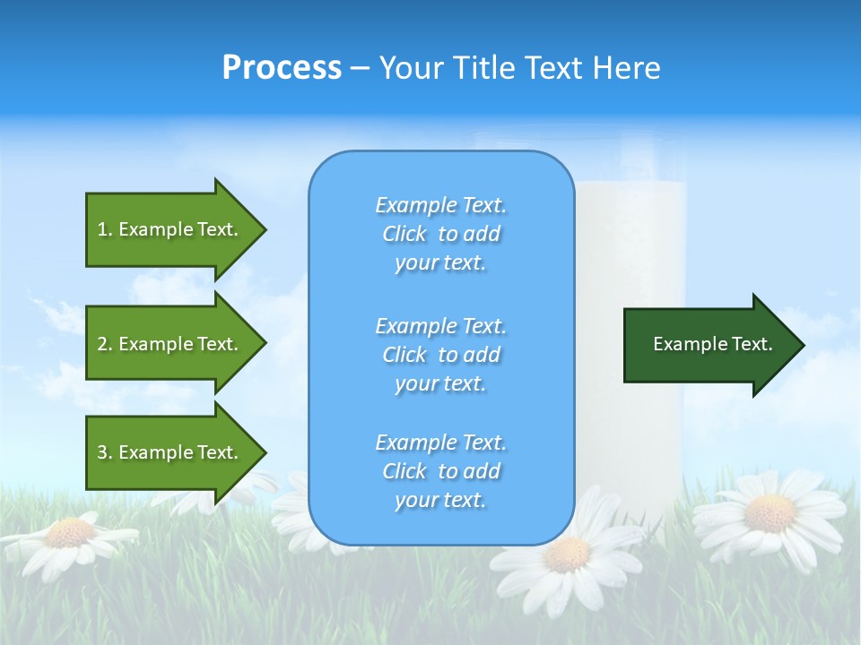 Greeting Liquid Product PowerPoint Template