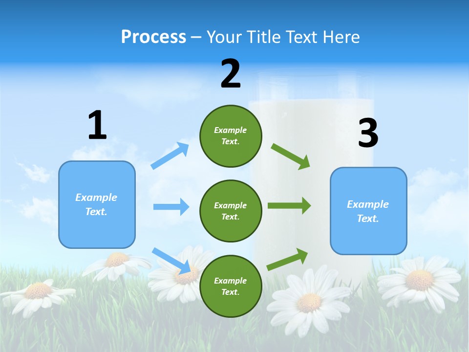 Greeting Liquid Product PowerPoint Template