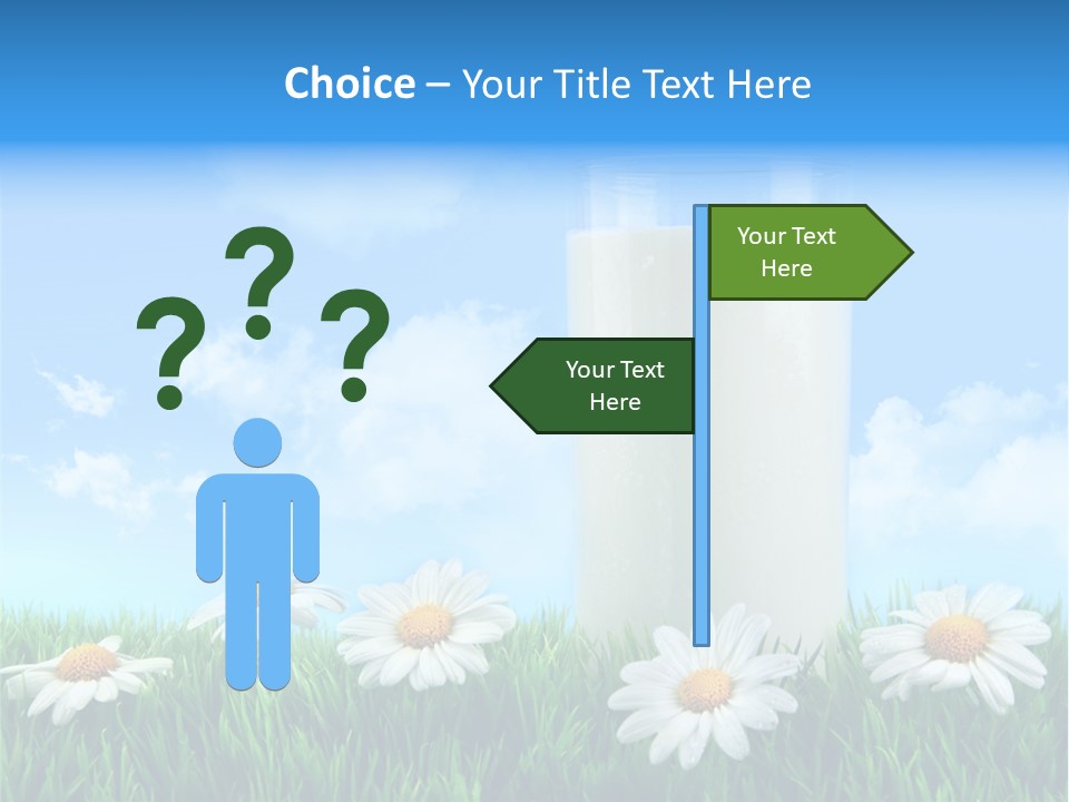 Greeting Liquid Product PowerPoint Template