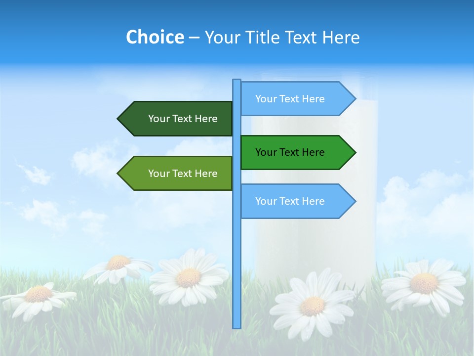 Greeting Liquid Product PowerPoint Template