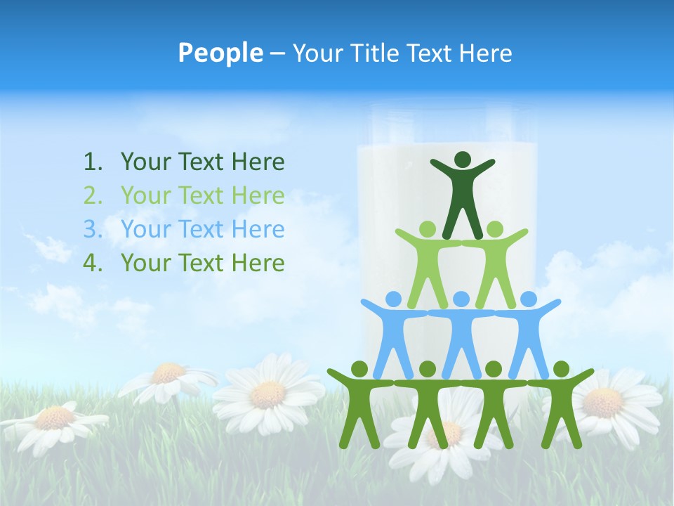 Greeting Liquid Product PowerPoint Template