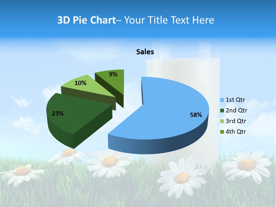 Greeting Liquid Product PowerPoint Template