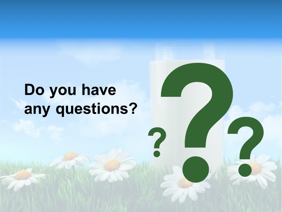 Greeting Liquid Product PowerPoint Template