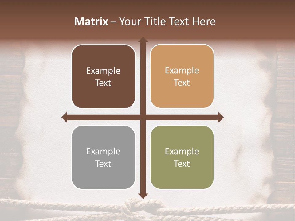 Sample Surface Parchment PowerPoint Template
