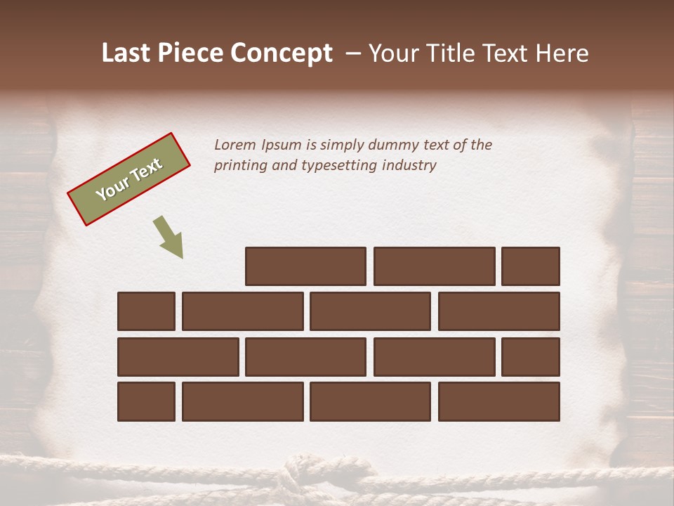 Sample Surface Parchment PowerPoint Template