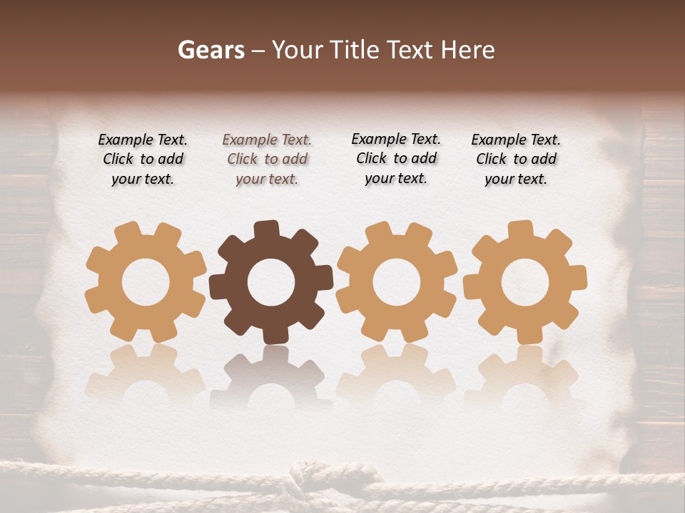 Sample Surface Parchment PowerPoint Template