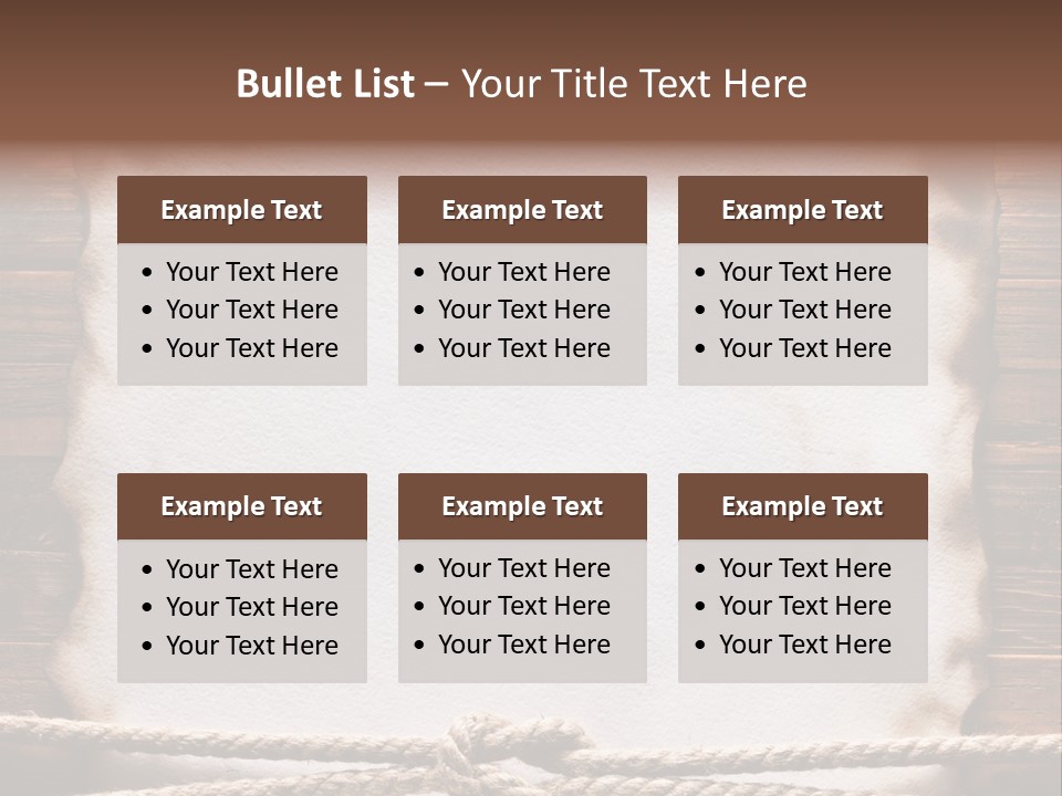 Sample Surface Parchment PowerPoint Template