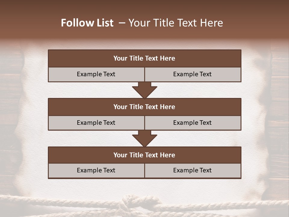 Sample Surface Parchment PowerPoint Template