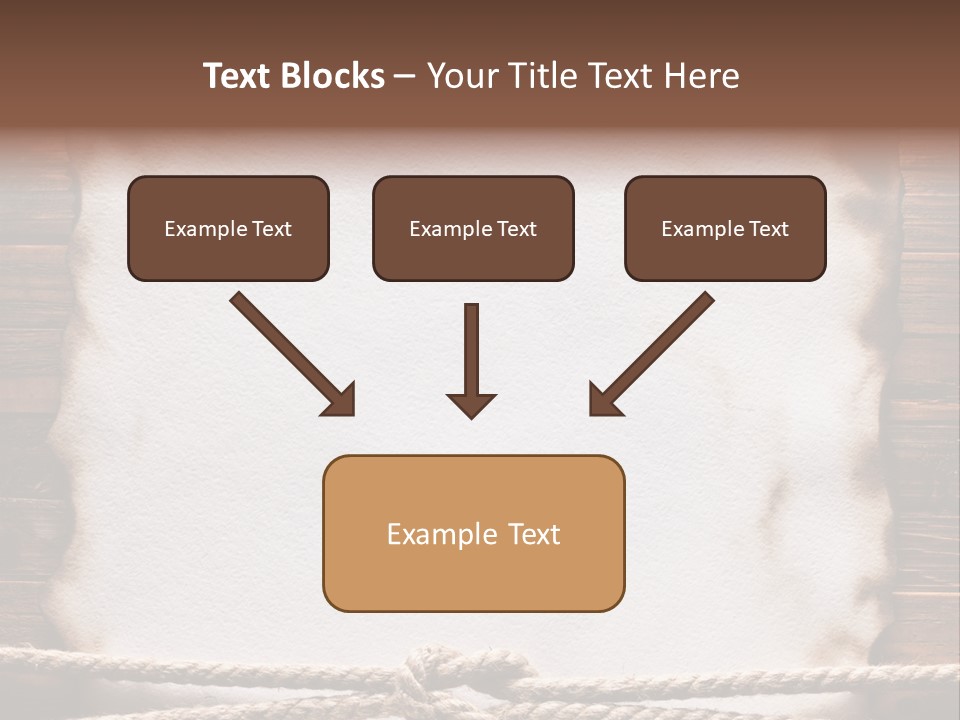 Sample Surface Parchment PowerPoint Template