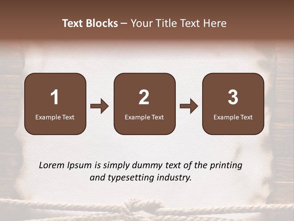 Sample Surface Parchment PowerPoint Template