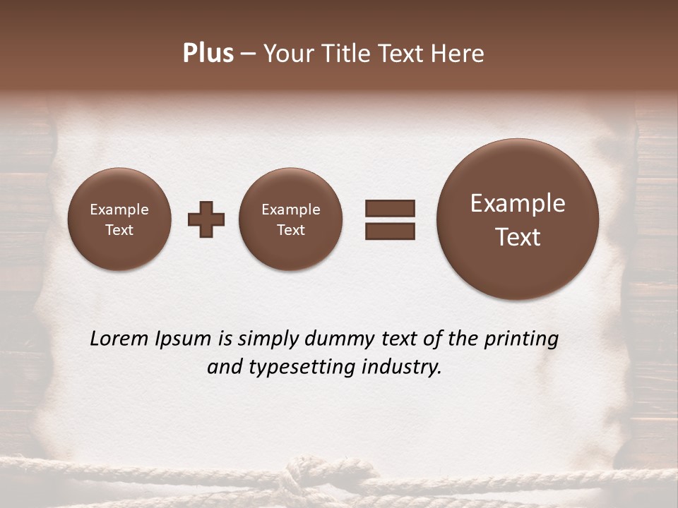 Sample Surface Parchment PowerPoint Template