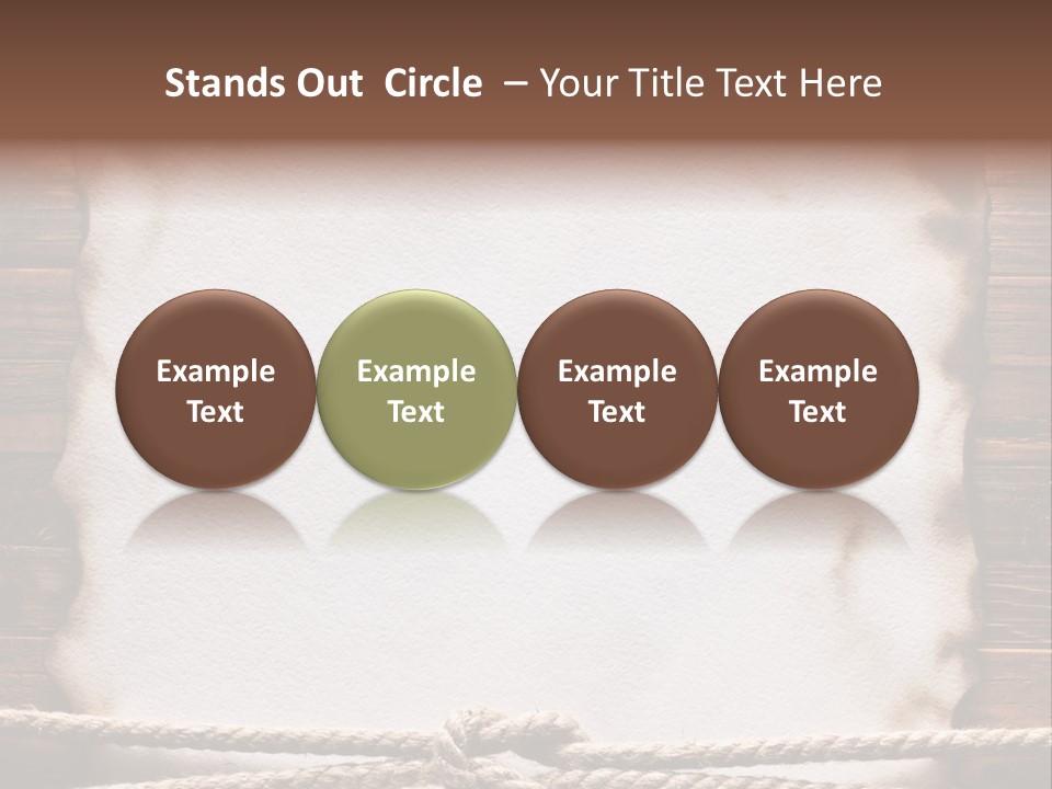 Sample Surface Parchment PowerPoint Template