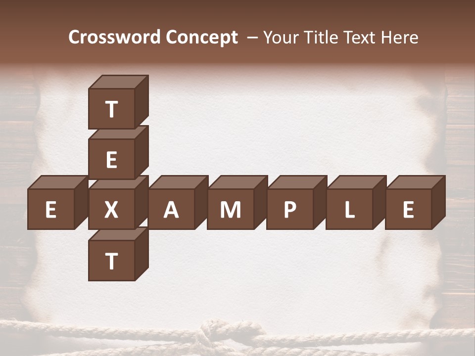 Sample Surface Parchment PowerPoint Template