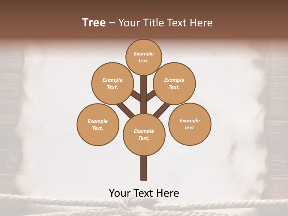 Sample Surface Parchment PowerPoint Template