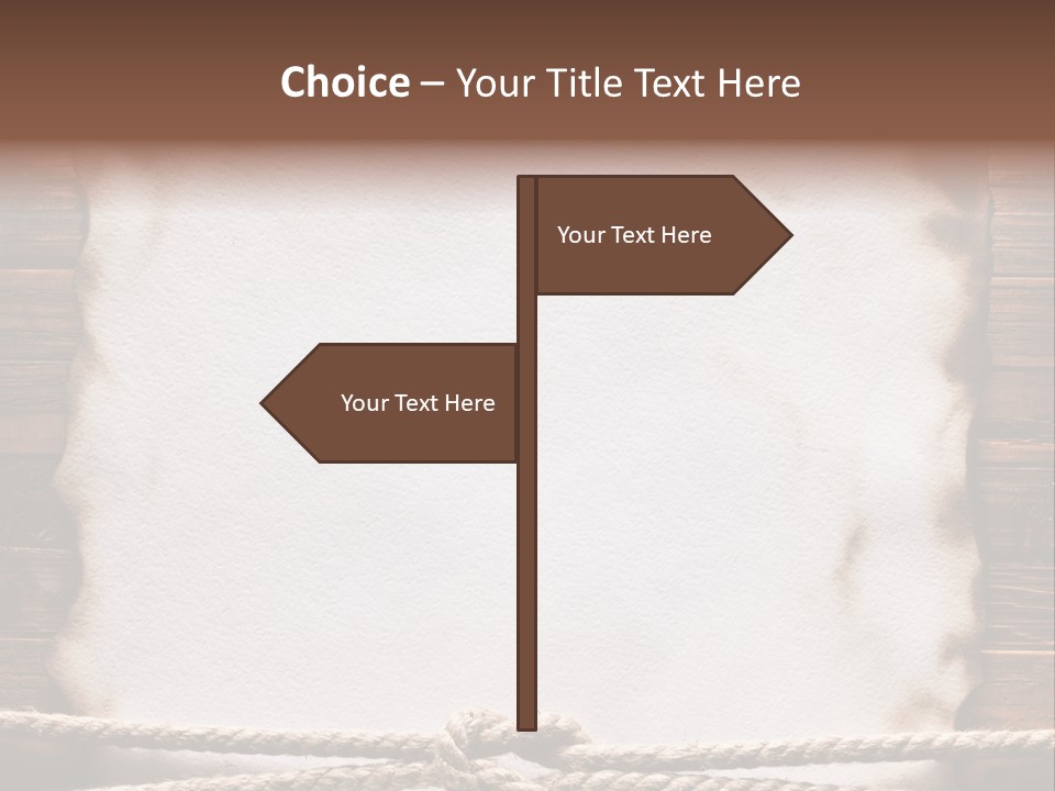 Sample Surface Parchment PowerPoint Template