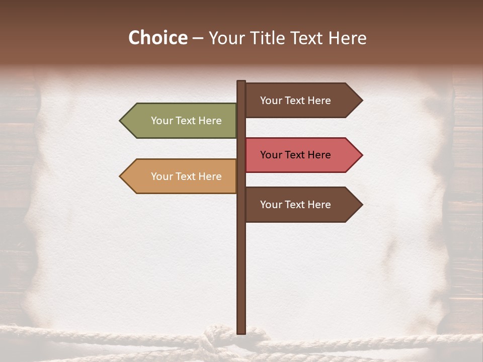 Sample Surface Parchment PowerPoint Template