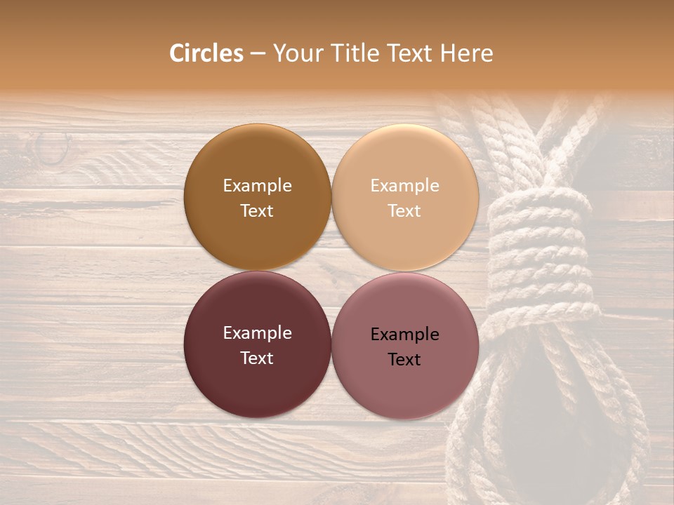 Twine Panel Plank PowerPoint Template