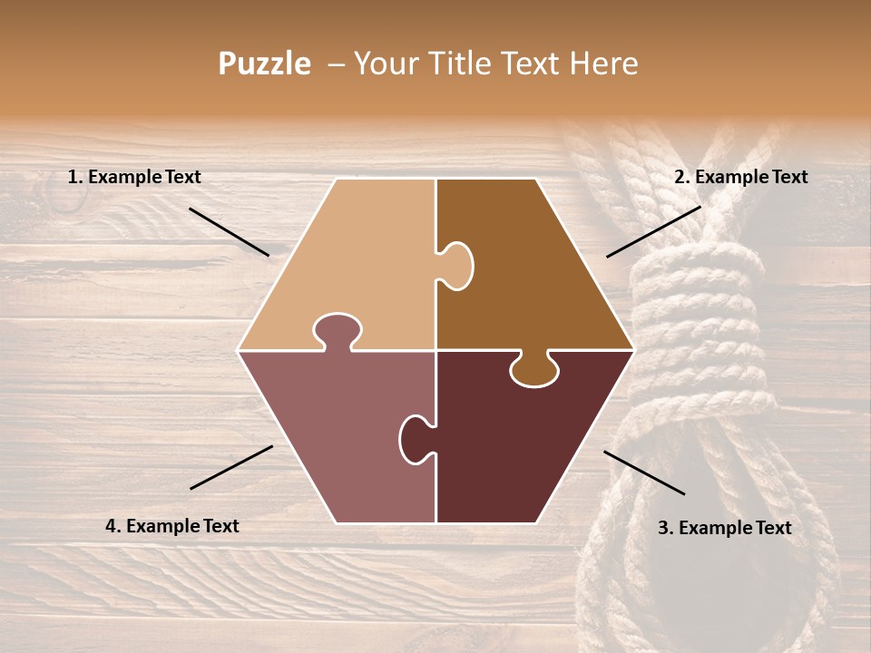 Twine Panel Plank PowerPoint Template