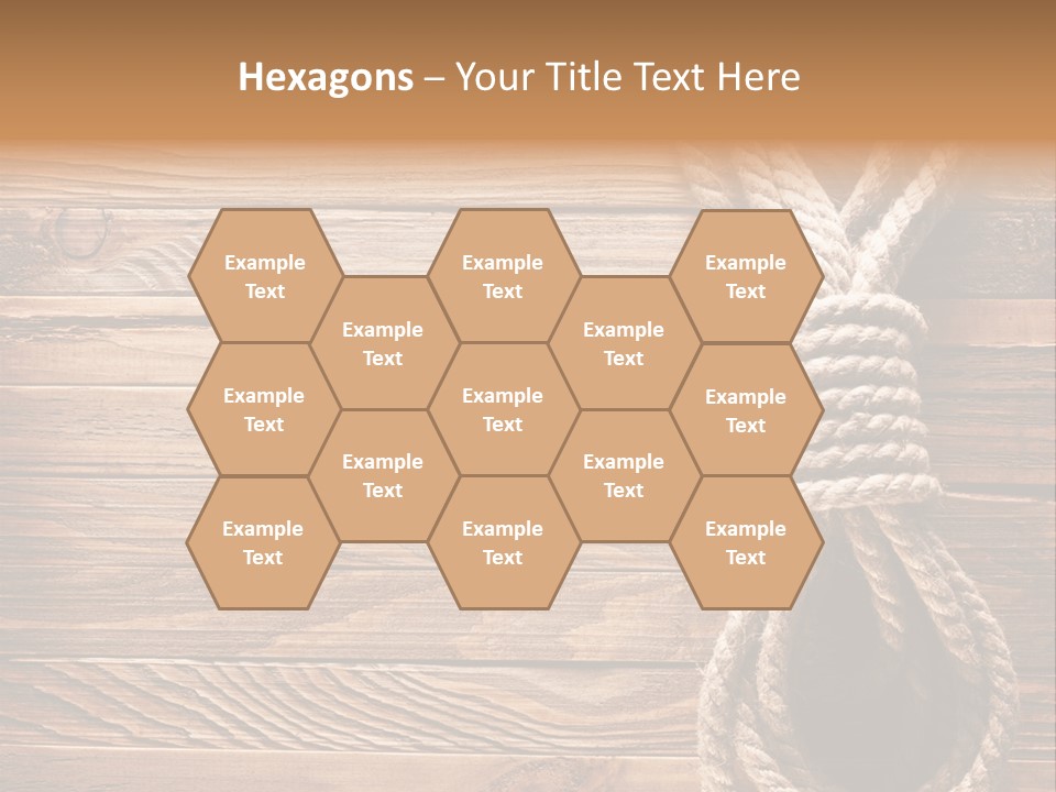Twine Panel Plank PowerPoint Template