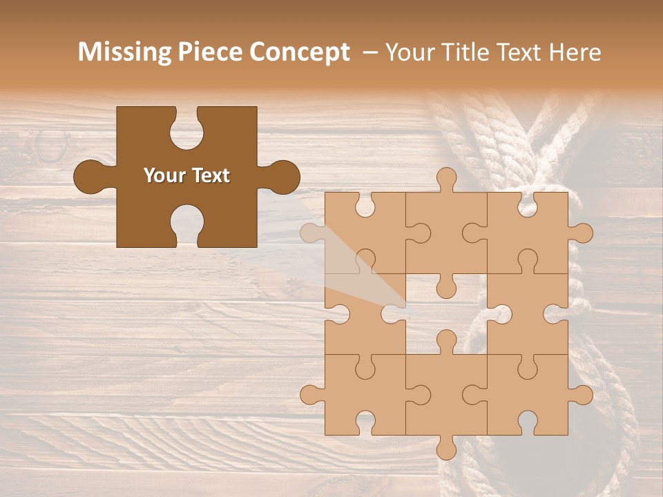 Twine Panel Plank PowerPoint Template