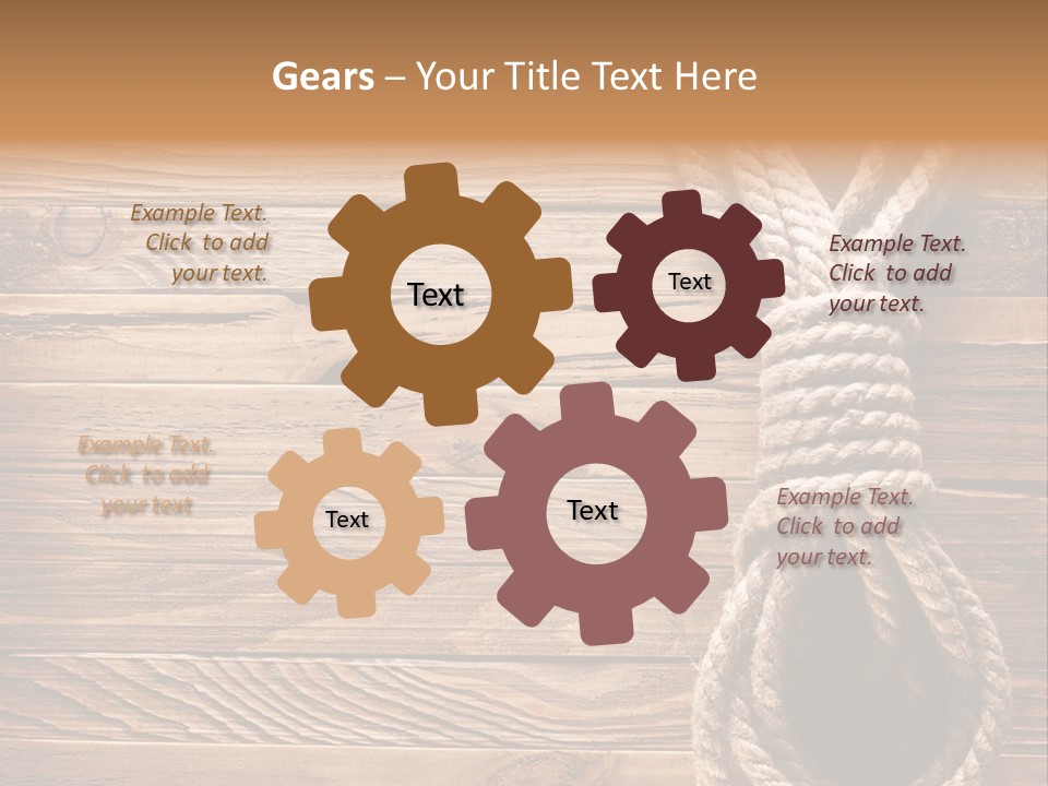 Twine Panel Plank PowerPoint Template