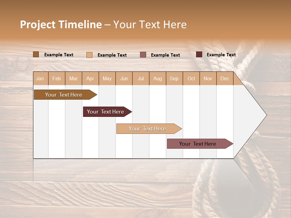 Twine Panel Plank PowerPoint Template