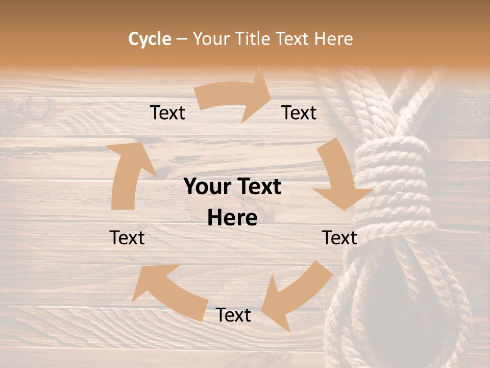 Twine Panel Plank PowerPoint Template