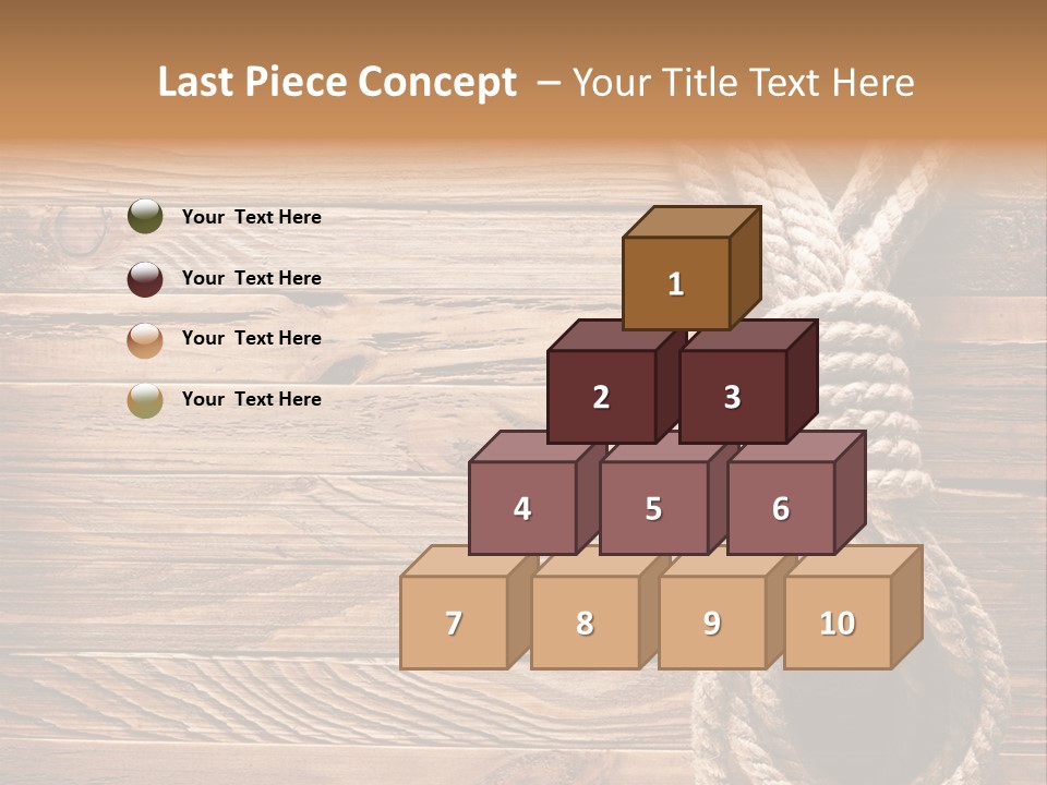 Twine Panel Plank PowerPoint Template