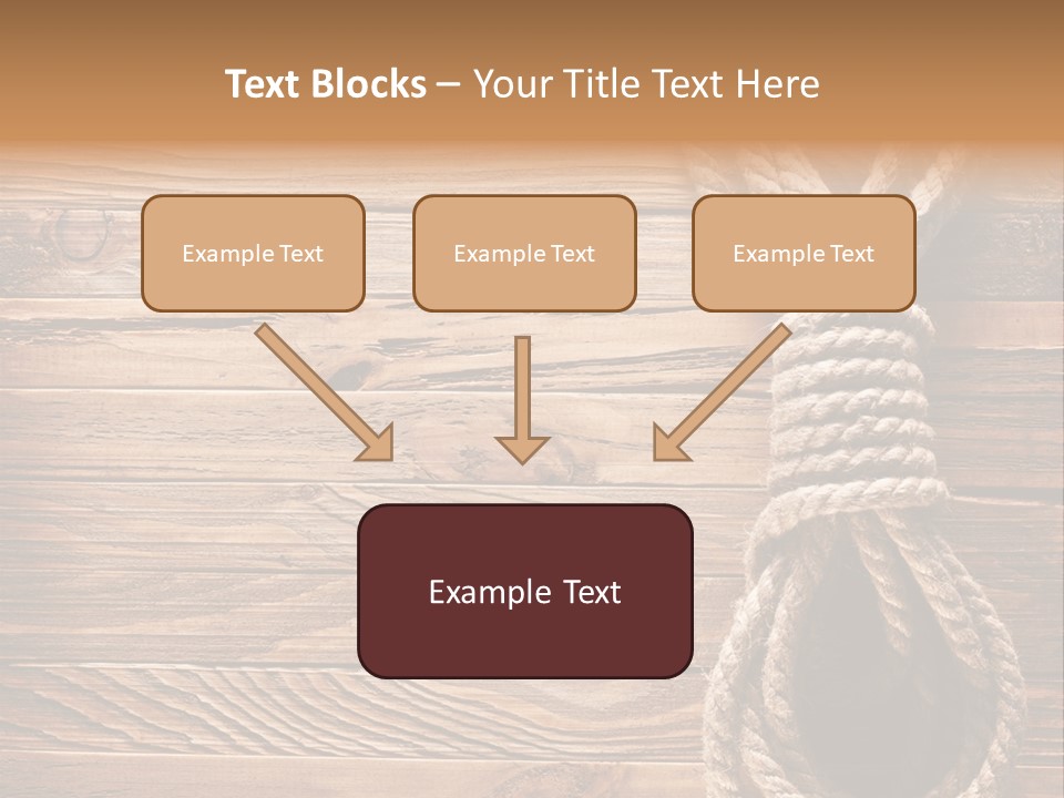Twine Panel Plank PowerPoint Template