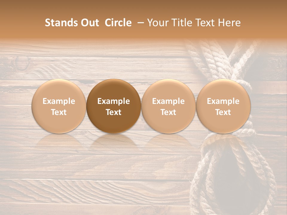 Twine Panel Plank PowerPoint Template