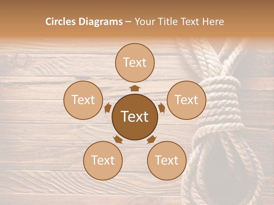 Twine Panel Plank PowerPoint Template