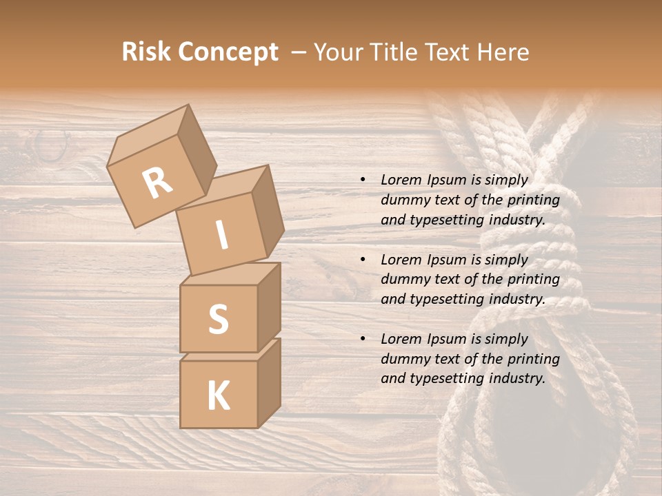 Twine Panel Plank PowerPoint Template