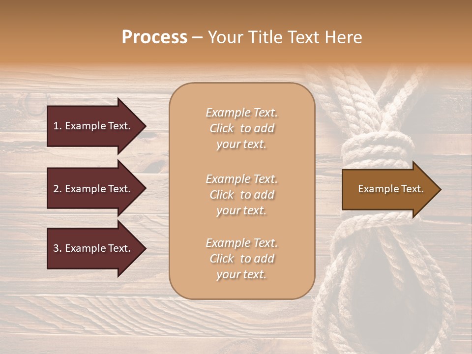 Twine Panel Plank PowerPoint Template