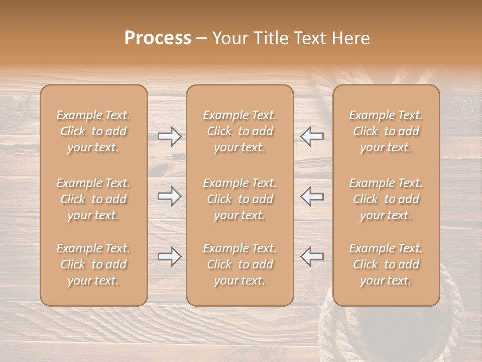 Twine Panel Plank PowerPoint Template