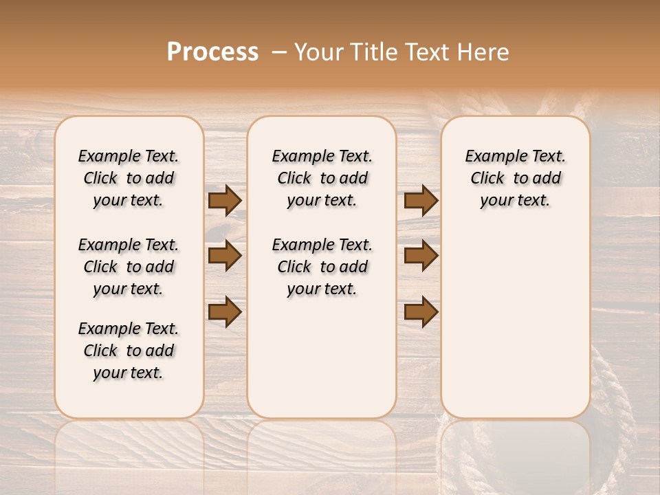 Twine Panel Plank PowerPoint Template