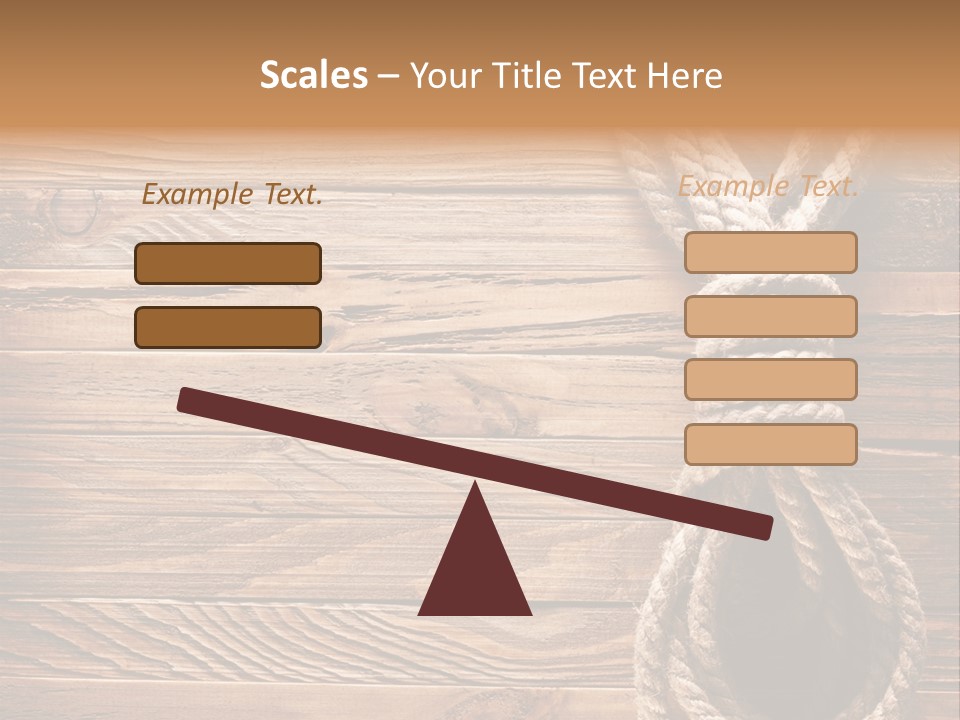 Twine Panel Plank PowerPoint Template