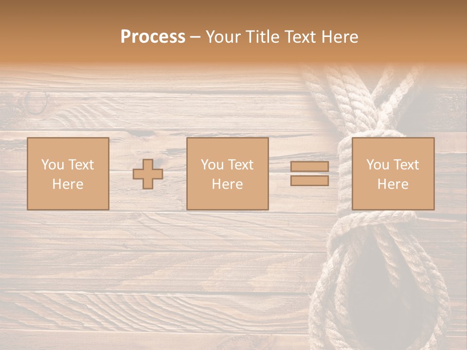 Twine Panel Plank PowerPoint Template