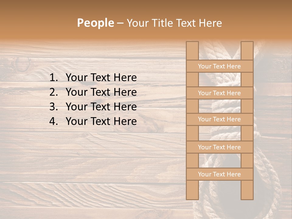 Twine Panel Plank PowerPoint Template
