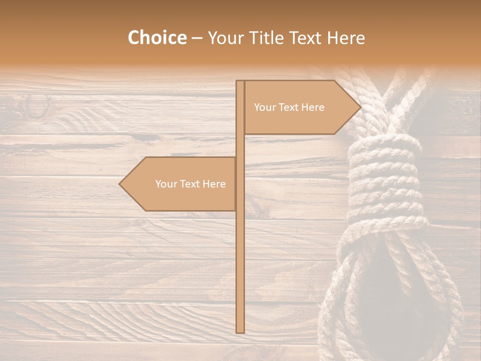 Twine Panel Plank PowerPoint Template