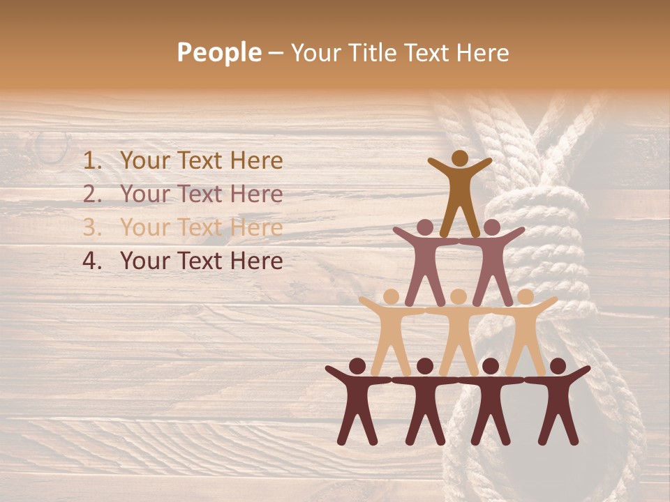 Twine Panel Plank PowerPoint Template