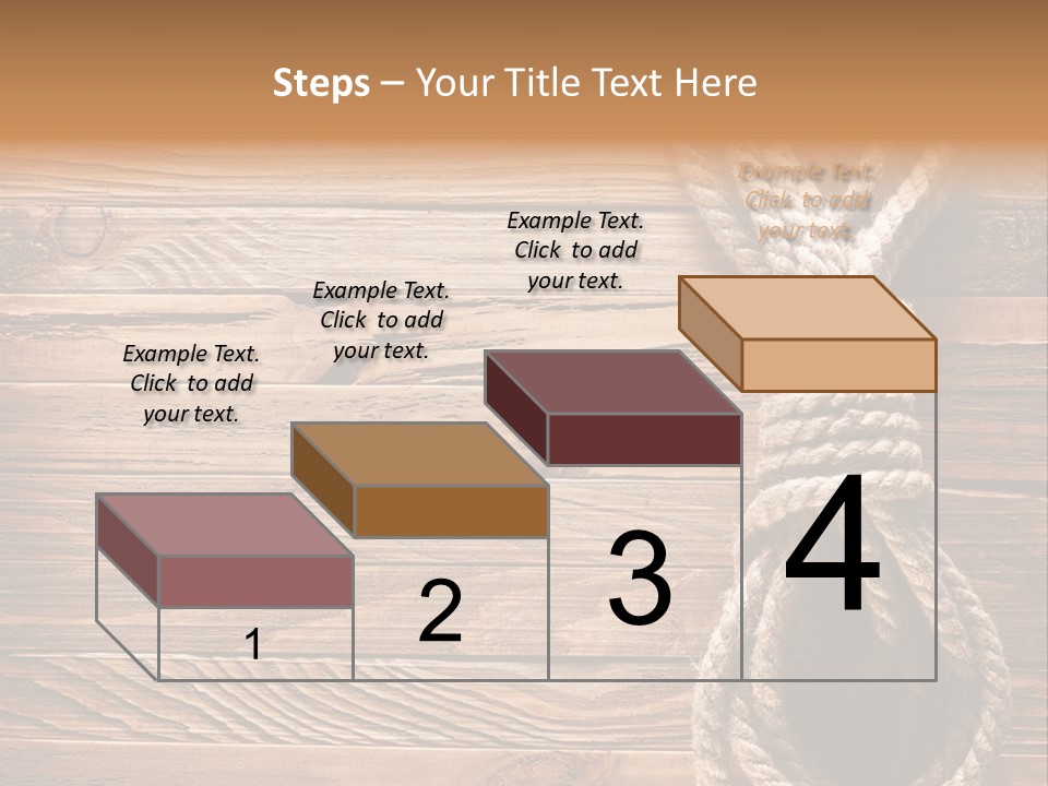 Twine Panel Plank PowerPoint Template