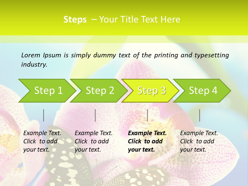 Wing Growth Environment PowerPoint Template