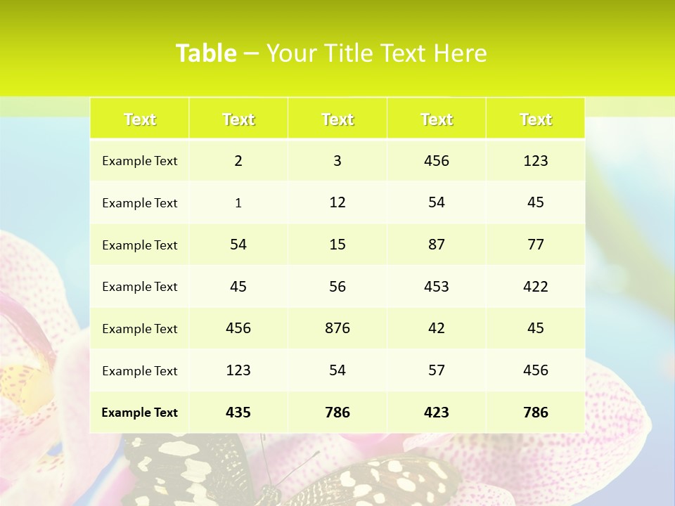 Wing Growth Environment PowerPoint Template