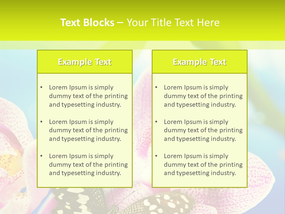 Wing Growth Environment PowerPoint Template