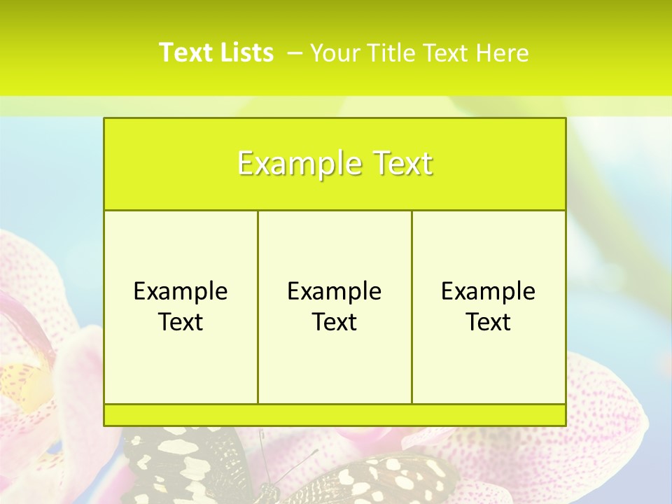 Wing Growth Environment PowerPoint Template