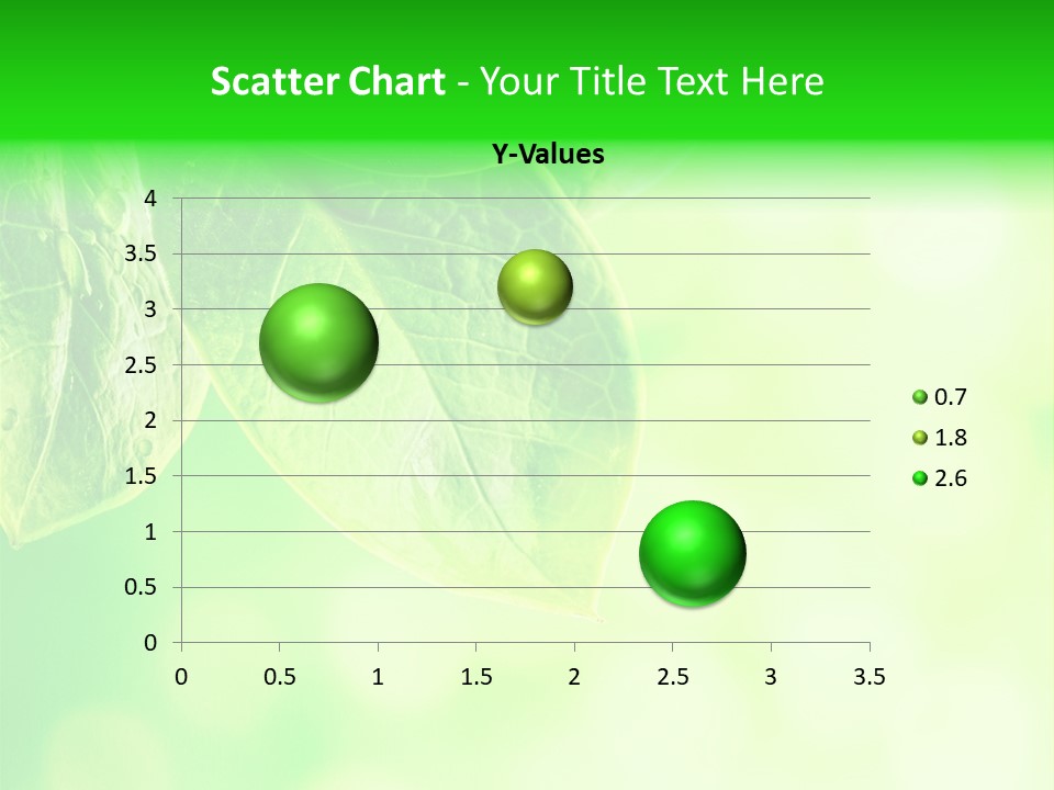 Green Foliage Close Up PowerPoint Template