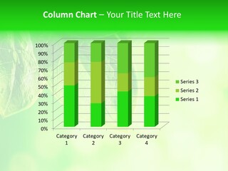 Green Foliage Close Up PowerPoint Template