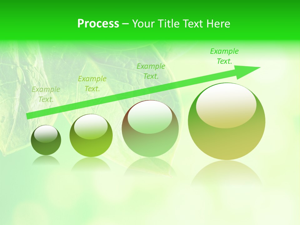 Green Foliage Close Up PowerPoint Template