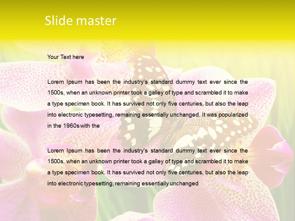 Bug Stem Nature PowerPoint Template